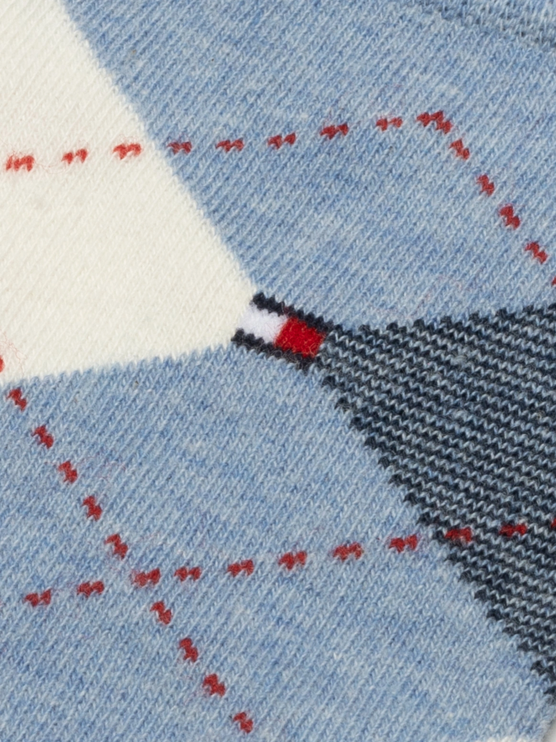 Blue Check Crew Socks: Tommy Hilfiger's Ultimate Comfort Combo for Men! Get Two Pairs!